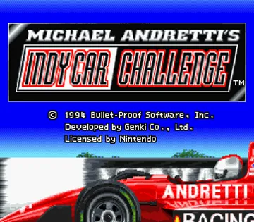 Michael Andretti's IndyCar Challenge (USA) screen shot title